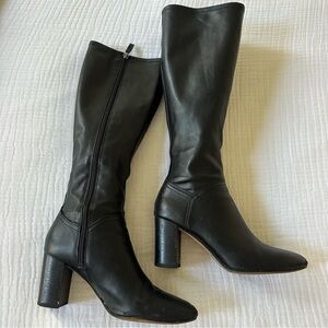 Franco Sarto Black Heeled Boots